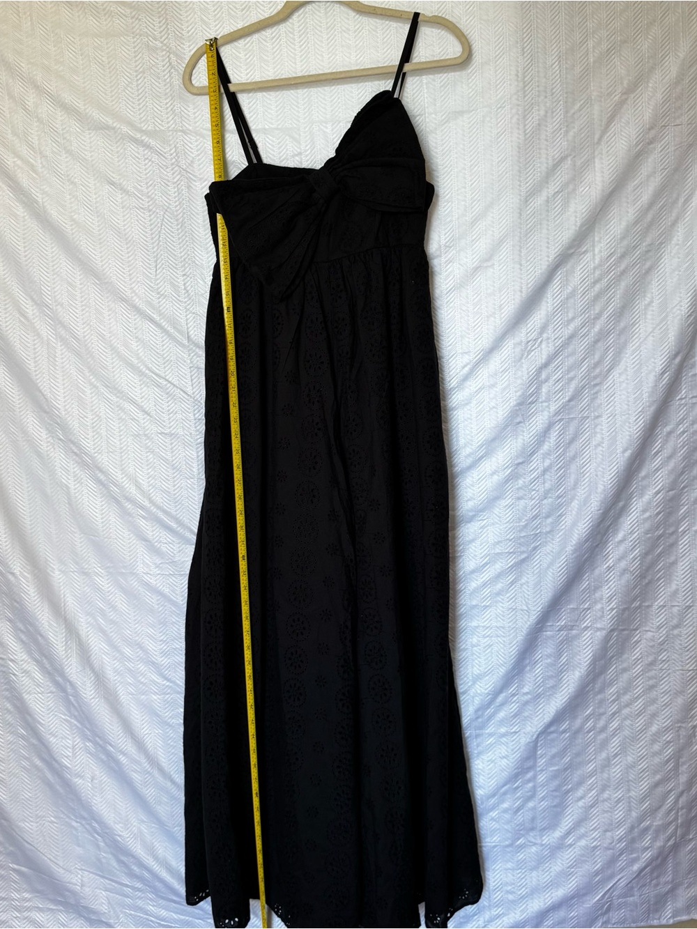 Anthropologie Elegant Black One-Shoulder Palazzo - One Piece with Bow,size XS - Picture 6 of 15